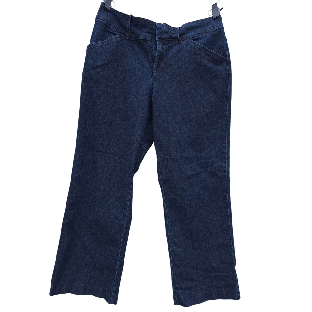 Lee Natural Straight Leg Jeans Just Below The Waist 12P Gray Blue Cotton/Polyest